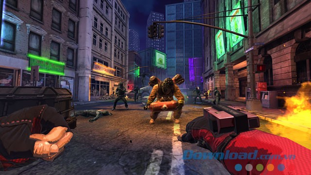 Giao diện chơi game Suicide Squad: Special Ops trên Android