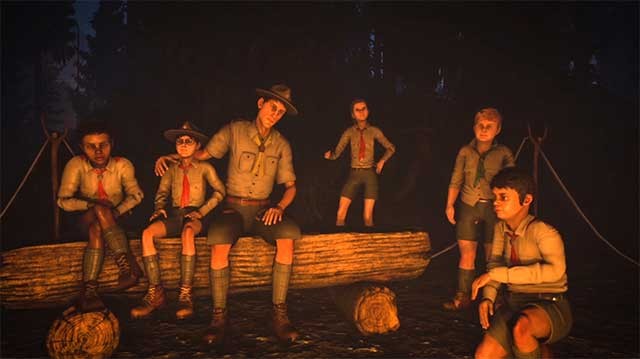 Thu thập vật phẩm, dựng lều, đốt lửa, kiếm thêm huy hiệu