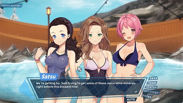 Gặp gỡ những người bạn mới và yêu đương trong Summer Snow Day game