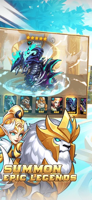 Bạn trở thành một triệu hồi sư trong game Summoners Era