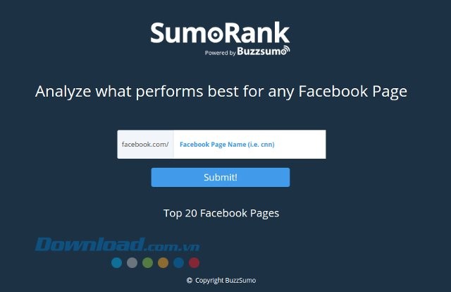 Giao diện ứng dụng SumoRank