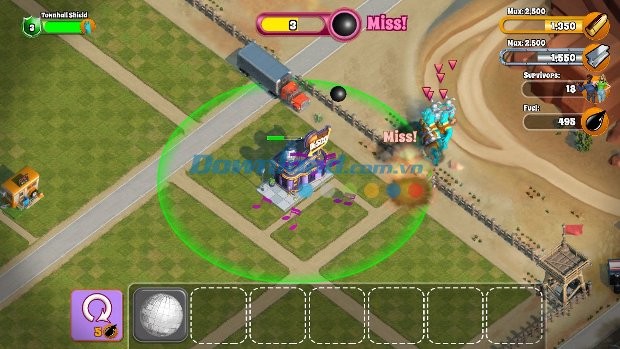 Bắn zombie bằng đại bác