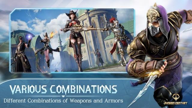 Sự kết hợp đang dạng, tạo ra phong cách chiến đấu của riêng bạn