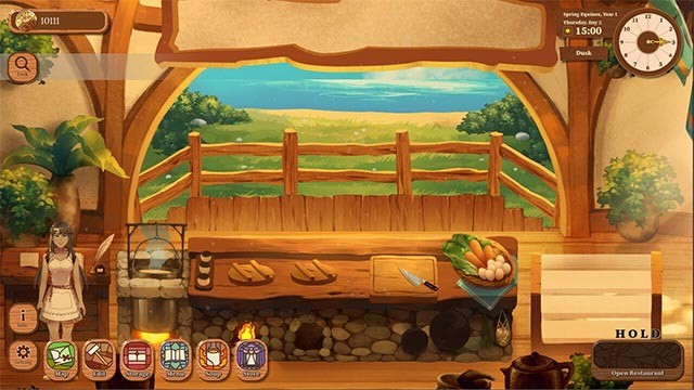 Sunny Side Crossing là game mô phỏng cuộc sống kết hợp nấu ăn và quản lý nhà hàng