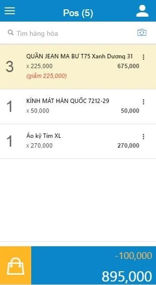 Tìm kiếm hàng hóa trên Suno