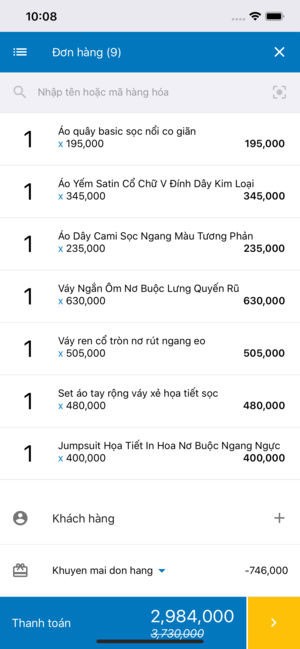 Quản lý đơn hàng