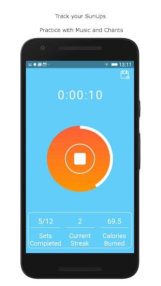 SunUps theo dõi bạn tập luyện