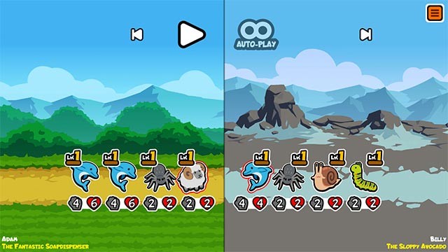 Toàn bộ các trận đánh trong Super Auto Pets game đều diễn ra tự động