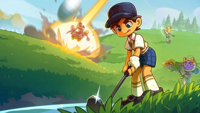 Đánh gôn và tiêu diệt đối thủ trong game thể thao Super Battle Golf