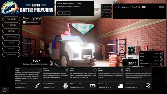 Trang bị cho mỗi chiếc Polycar nhiều khả năng và vật phẩm độc đáo