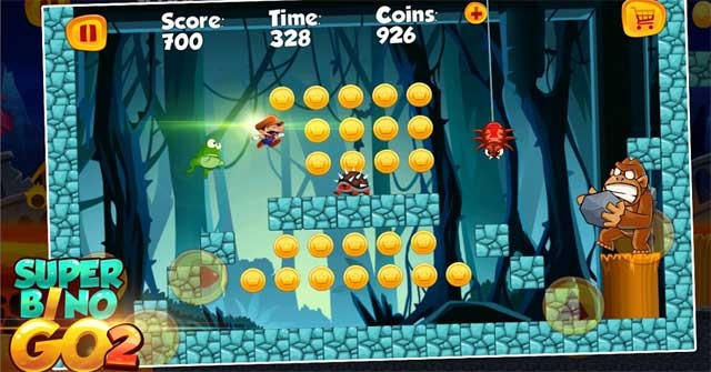 Đừng quên nạp năng lượng cho Bino bằng các vật phẩm tăng cường sức mạnh