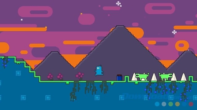 Né tránh chông gai và nhiều chướng ngại vật nguy hiểm trong game phiêu lưu mới Super Blue Boy Planet
