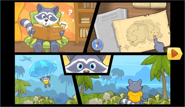 Chú thỏ xám đáng yêu trong Super Cario Adventure