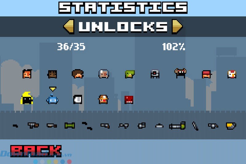 Mở khóa skin cho nhân vật