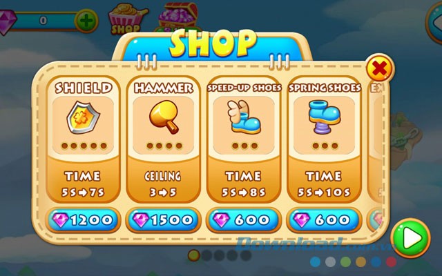 Mua các vật phẩm hỗ trợ trong game