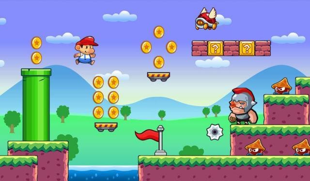 Thu thập vàng, chiến đấu với kẻ thù và cứu công chúa