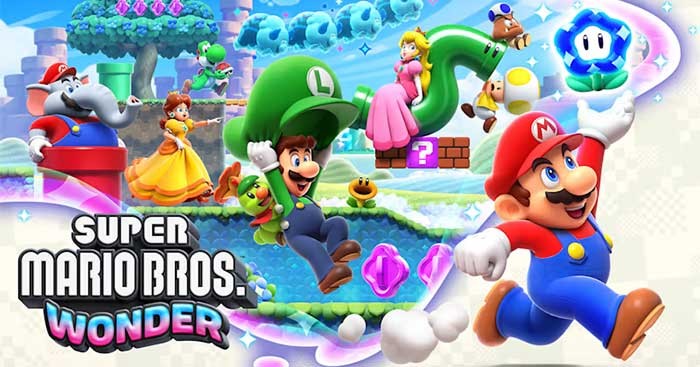 Super Mario Bros. Wonder là game đi cảnh được phát hành cho Nintendo Switch