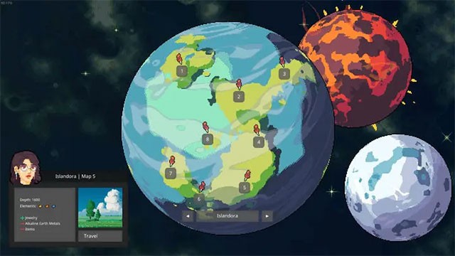 Khám phá 3 hành tinh và đi qua hàng chục địa điểm khác nhau