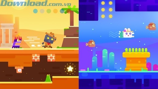 Phiêu lưu trong nhiều môi trường khác nhau