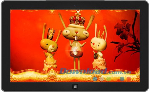 Super Prosperous Year of the Rabbit theme