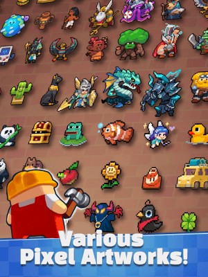 Rất nhiều tác phẩm pixel