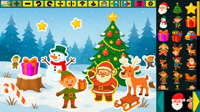 Super Sticker Studio là game mô phỏng dán sticker, làm thiệp và trang trí tranh ảnh đầy màu sắc