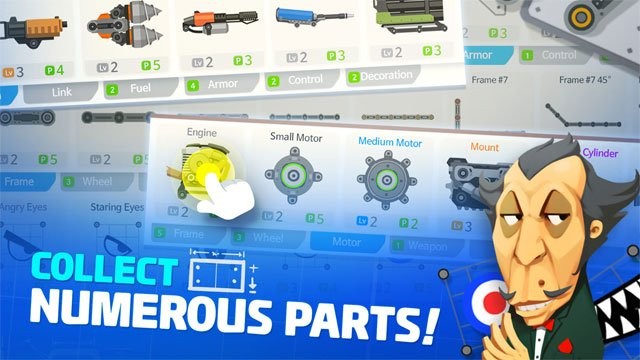 Thu thập các bản thiết kế của nhiều bộ phận khác nhau