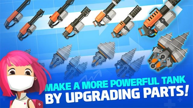 Tăng cường sức mạnh cho xe tăng bằng cách nâng cấp các bộ phận