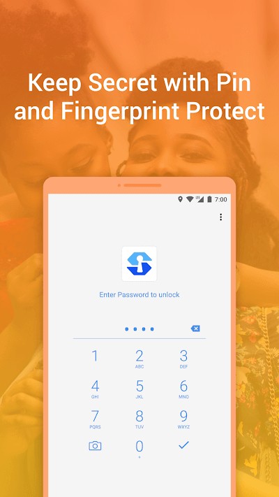 SuperVault bảo mật dữ liệu bằng mã PIN và vân tay