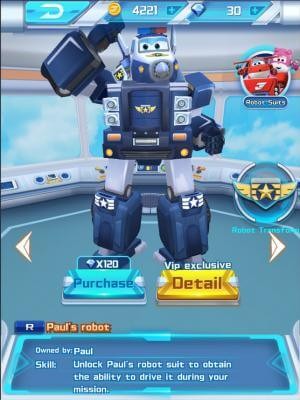 Chơi cùng các nhân vật trong phim hoạt hìnhSuper Wings