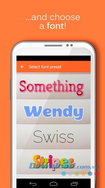 SuperBanner đa dạng các font chữ