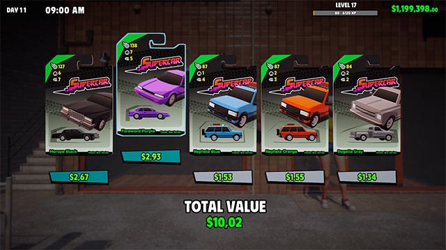 Kinh doanh cửa hàng siêu xe đồ chơi trong game mô phỏng Supercar Collection Simulator