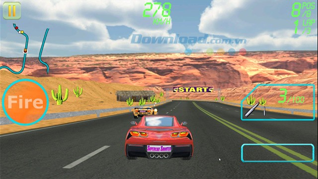 Đua xe trên sa mạc