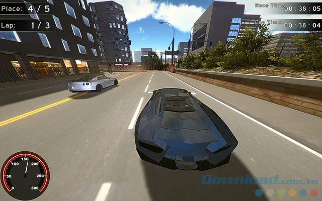 Giao diện game Supecars Racing