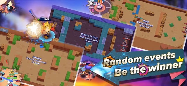 Chào đón các sự kiện ngẫu nhiên hấp dẫn