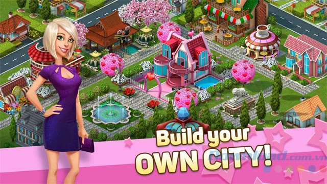 Giao diện game SuperCity: Build a Story