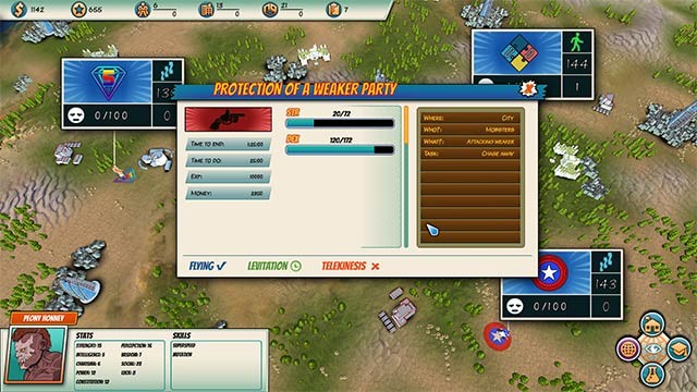 Bảo vệ thế giới trong game Superheroes Academy