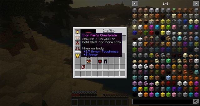 Hướng dẫn chế tạo vật phẩm trong Super Heroes X Mod