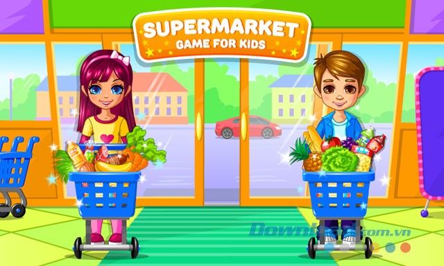 Giao diện chơi game Supermarket trên Android