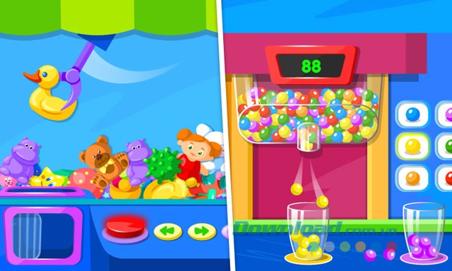 Gắp đồ chơi trong mini game