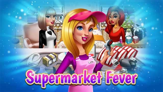 Vào vai khách hàng và nhân viên thu ngân trong game mua sắm SuperMarket Fever