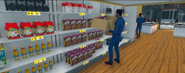 Supermarket Simulator: Hướng dẫn thuê nhân viên bổ sung hàng hóa
