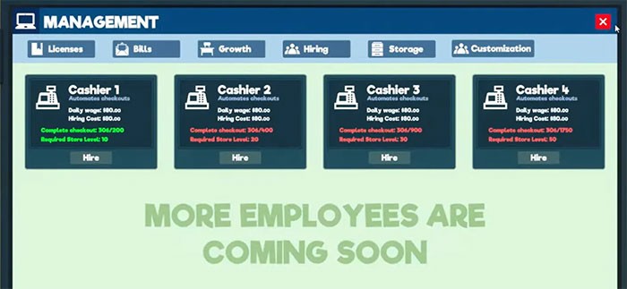 Supermarket Simulator: Hướng dẫn bổ sung hàng hóa hiệu quả