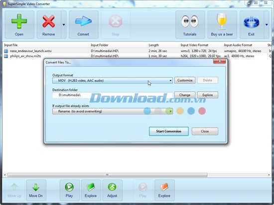 SuperSimple Video Converter