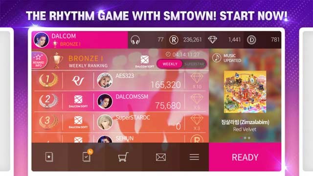 Vừa chơi game vừa nghe các bài hát nổi tiếng từ nghệ sĩ SM Entertainment