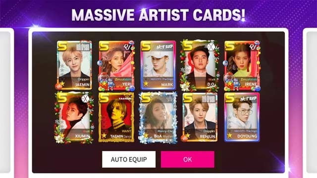 Thu thập các tấm thẻ nghệ sĩ nổi tiếng trực thuộc SM Entertainment