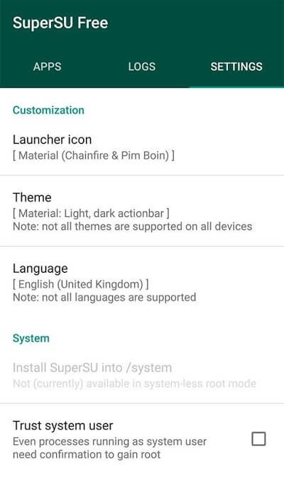 SuperSU cho Android