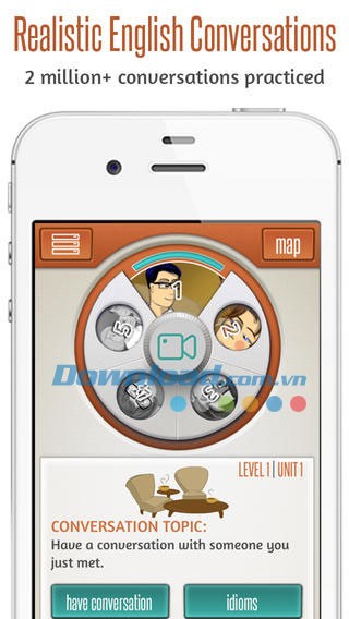 Supiki English Conversation Speaking Practice for iOS