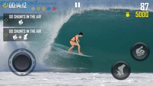 Trải nghiệm cảm giác ngoạn mục khi cưỡi trên những con sóng