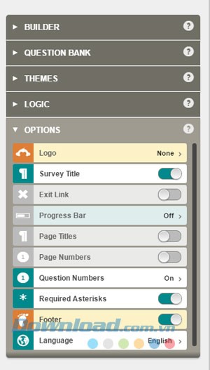 Các lựa chọn đa dạng khác cho câu hỏi